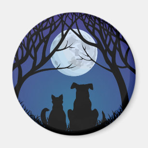 Cat & Dog Fridge Magnet Best Friends Custom Magnet