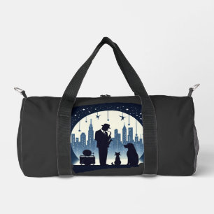 Cat, dog, Jazz  Duffle Bag