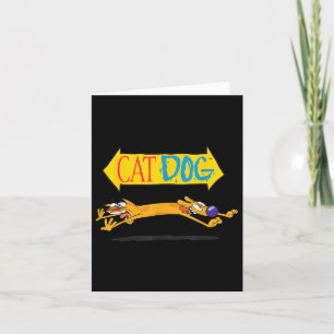 Cat Dog On Couch Nickelodeon  Card