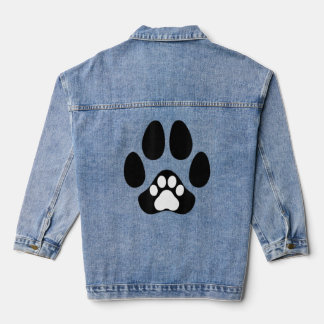 Cat Dog Puppy Claws Cute Funny  Denim Jacket