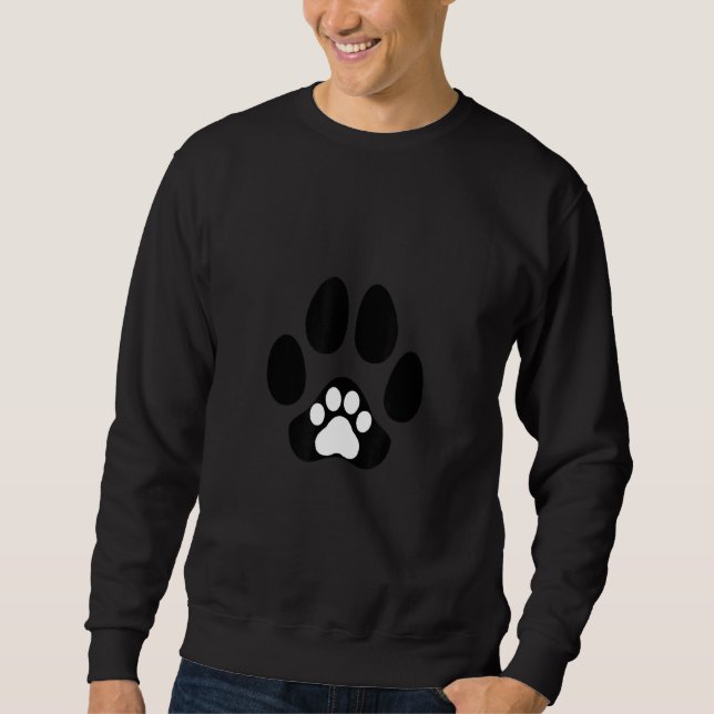 Cat Dog Puppy Claws Cute Funny Sweatshirt (Front)