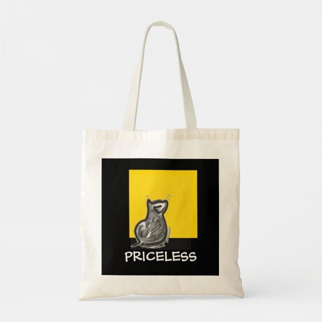 Cat Doodle Tote Bag (Back)