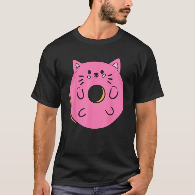 Cat Doughnut Pastry Maker T-Shirt (Front)
