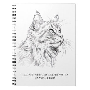 Cat drawing  notebook