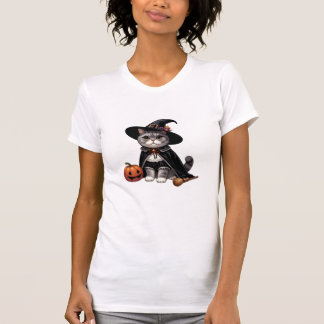 Cat Dressed as a Witch T-Shirt