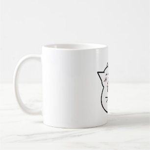 Cat Drinking Boba Milk kitten Coffee Mug