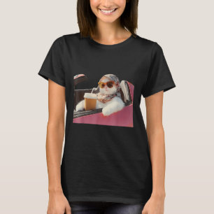 Cat Driving Meme Rage Is Consuming Me Silly Humour T-Shirt