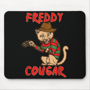 Cat _ Dy Cougar -funny Halloween For Men Women Kid Mouse Pad