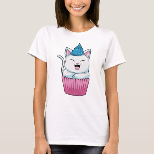 Cat Eating Muffin T-Shirt