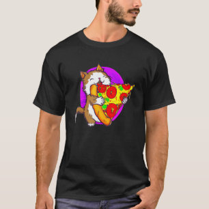 Cat Eating Pizza Cat And Pizza 1 T-Shirt