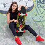 CAT EATING PIZZA SKATEBOARDS SKATEBOARD<br><div class="desc">PIZZA CAT SKATEBOARD</div>