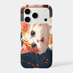 Cat eating spaghetti