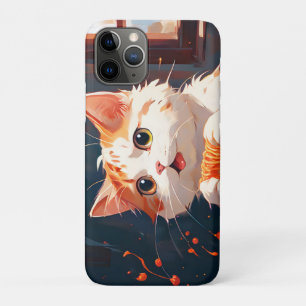 Cat eating spaghetti Case-Mate iPhone case