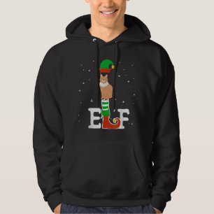 Cat Elf Merry Christmas Santa Claus Hoodie