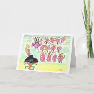 Cat Ellington Orchestra Jazz Band Card