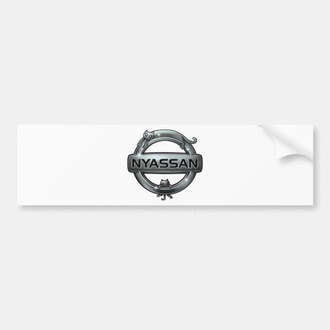 cat emblem 2 bumper sticker (Front)