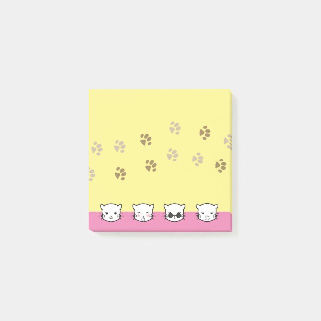 Cat Emoji Art 1 Post-it Notes (Front)