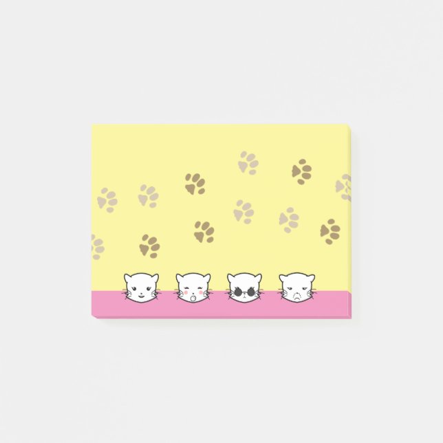 Cat Emoji Art 1 Post-it Notes (Front)