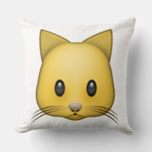 Cat - Emoji Cushion (Front)