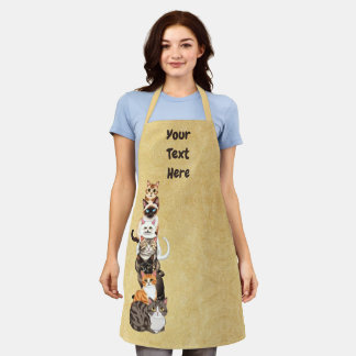 Cat-Er-Pillar Feline Tower Apron