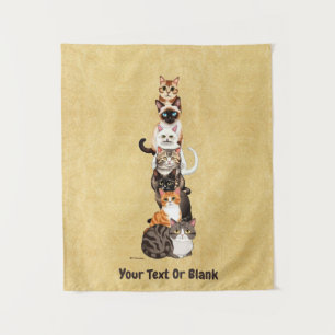 Cat-Er-Pillar Feline Tower Tapestry