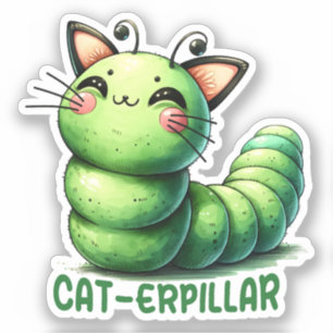 Cat-erpillar Funny Cat Pun