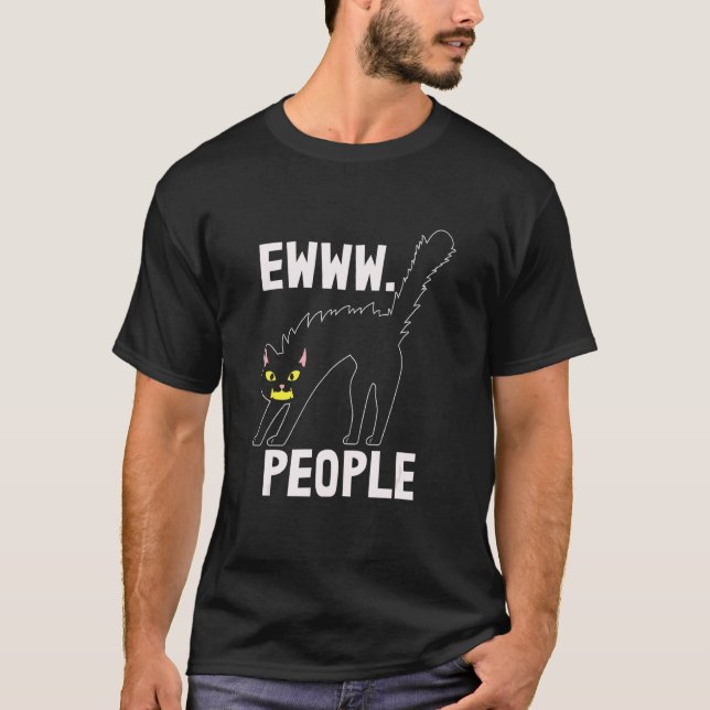 Cat Ew People T-Shirt (Front)
