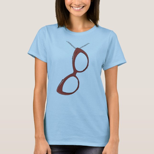 Cat Eye Glasses T-Shirt (Front)