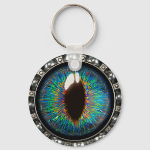 Cat Eye Quantum Mechanic Engineer Bearings Key Ring