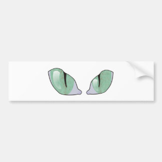 Cat Eyes Bumper Sticker