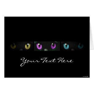 Cat Eyes Card