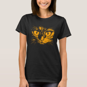 Cat Eyes Face Costume Mom Lady  1 T-Shirt