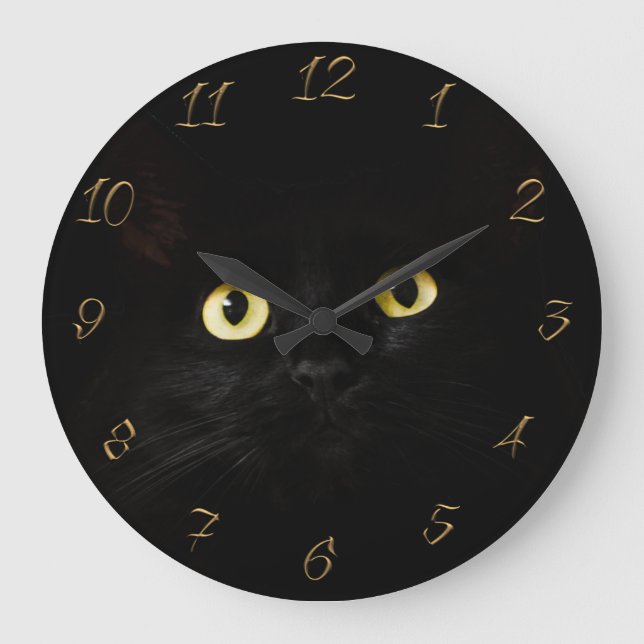Cat Eyes Large Clock (Front)