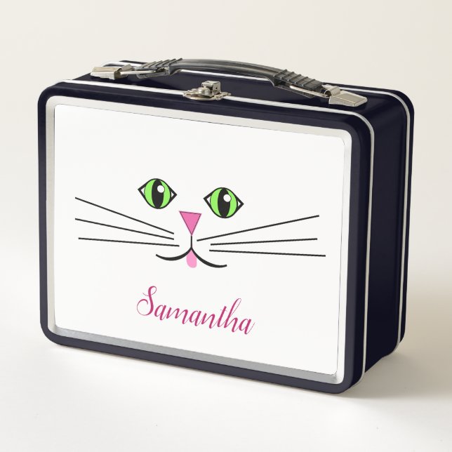 Cat Eyes Metal Lunchbox (Front)