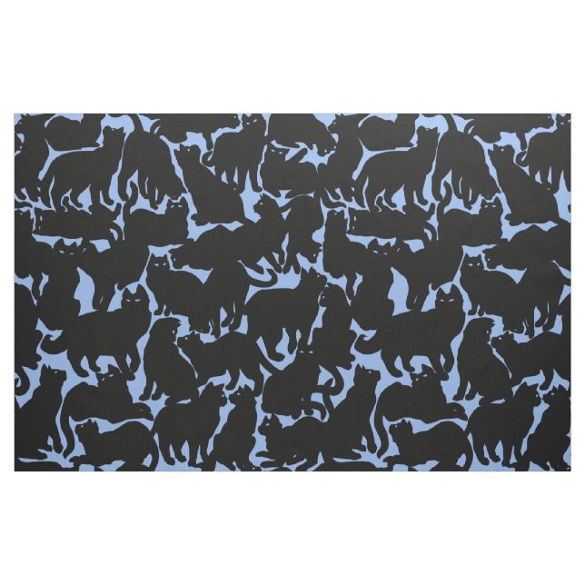Cat Fabric Cat Lover Art Pattern Fabrics (Fat Quarter)