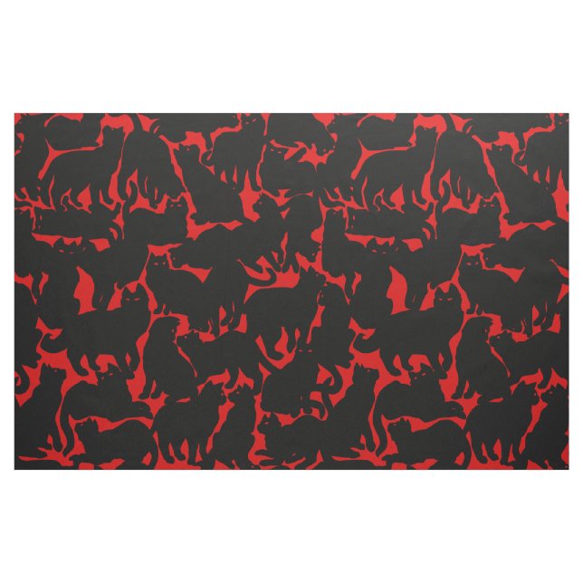 Cat Fabric Cat Lover Art Pattern Fabrics (Fat Quarter)