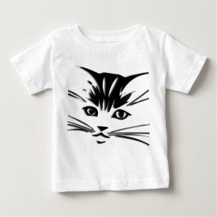Cat Face  Baby T  Shirt