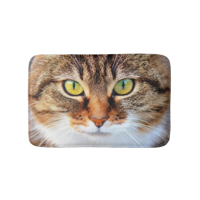 Cat face bath mat (Front)