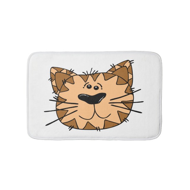 Cat Face Bath Mat (Front)