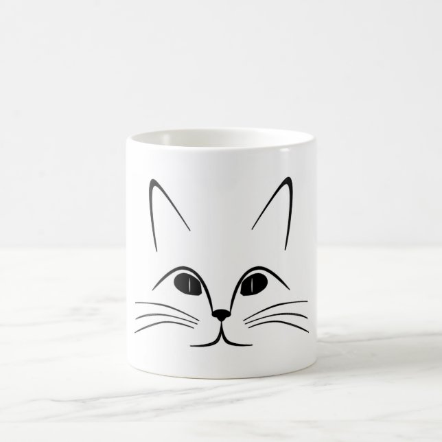 CAT FACE COFFEE MUG (Center)