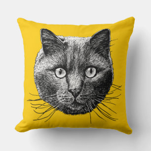 Cat Face Cushion