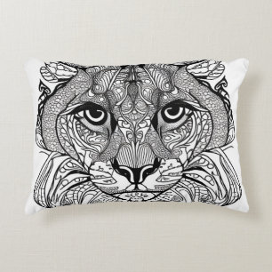 Cat Face Decorative Cushion