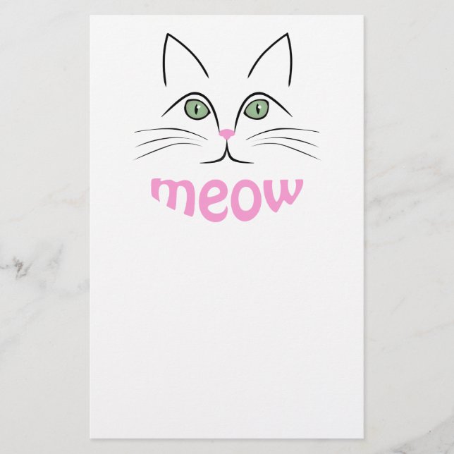 Cat face flyer (Front)