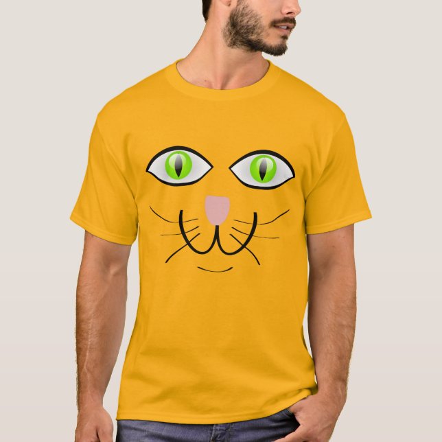 CAT FACE FUNNY T-SHIRTS (Front)