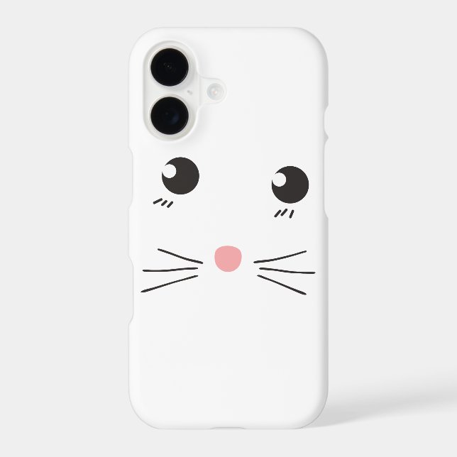 Cat face line drawing (Back)