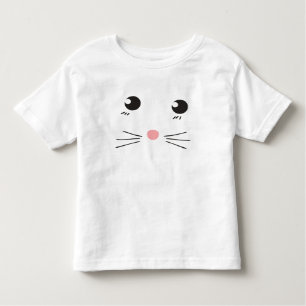 Cat face line drawing toddler T-Shirt