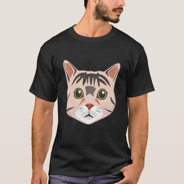 Cat Face Meowdy Cute Kitten Cat Meme  1 T-Shirt (Front)