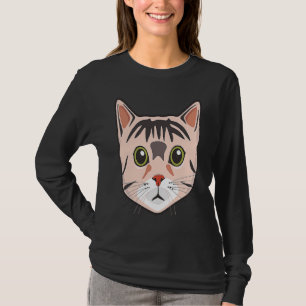 Cat Face Meowdy Cute Kitten Cat Meme  2 T-Shirt