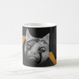 Cat face mug