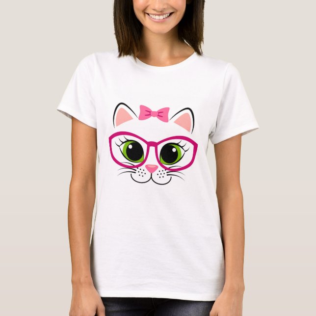 Cat Face T-Shirt (Front)
